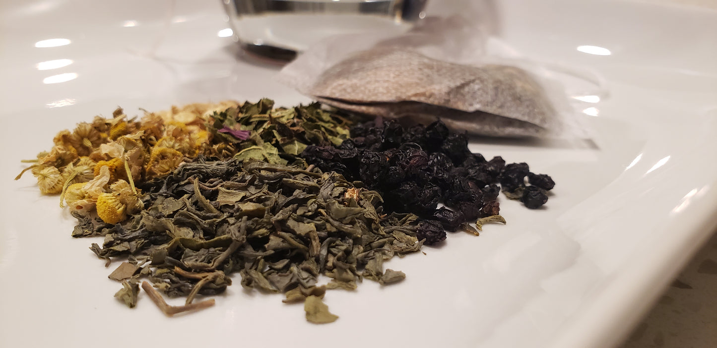 Organic Elderberry GreenTea