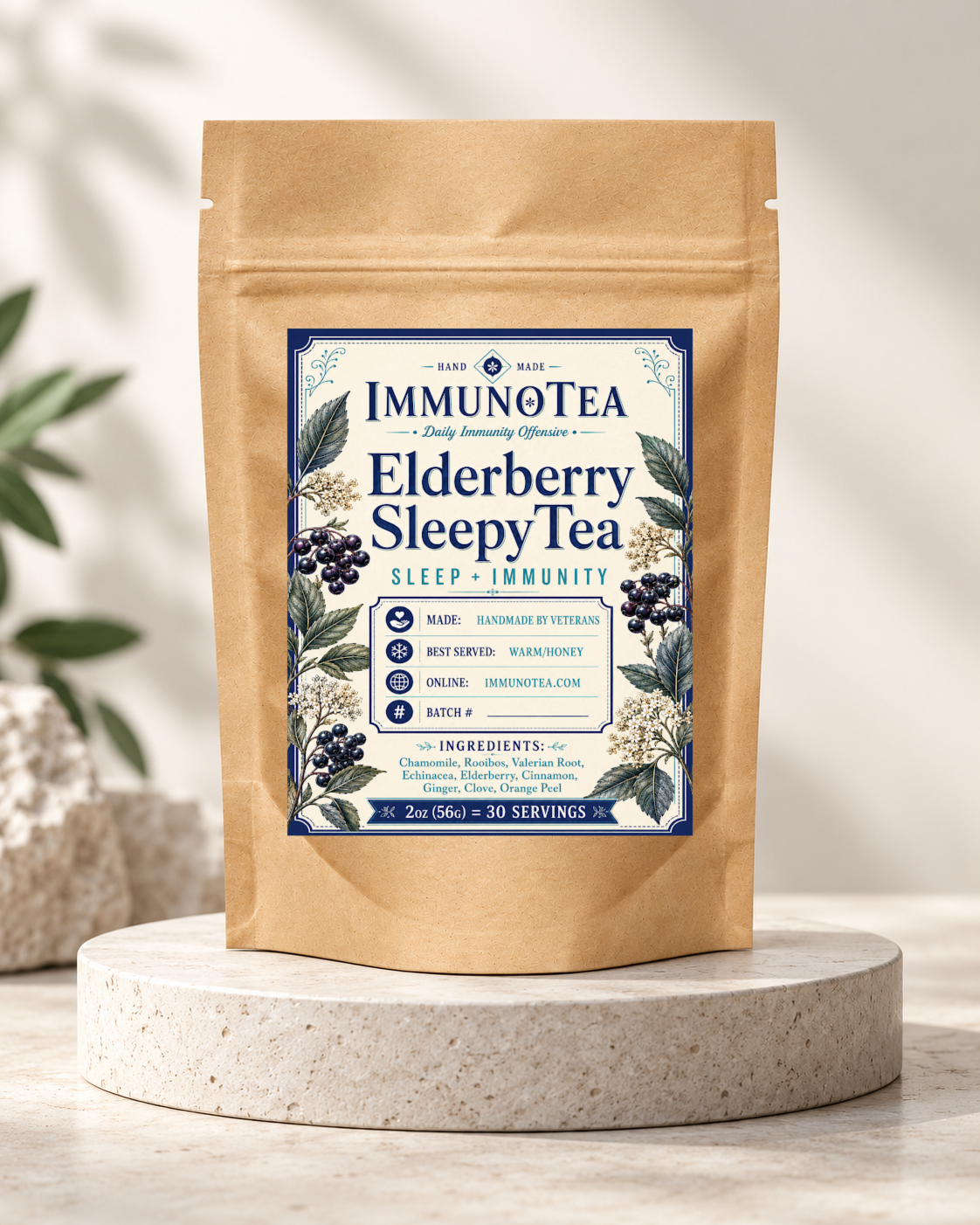 Organic Elderberry SleepyTea